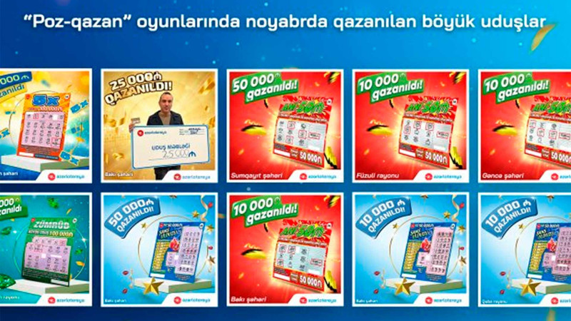 Lənkəran sakini 100.000 qazanıb