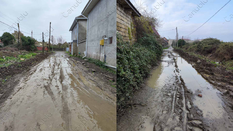 Lənkəranda bu küçənin sakinləri yol şəraitindən narazıdırlar