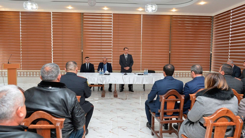 Taleh Qaraşov Xolmili kənd sakinləri ilə görüşüb