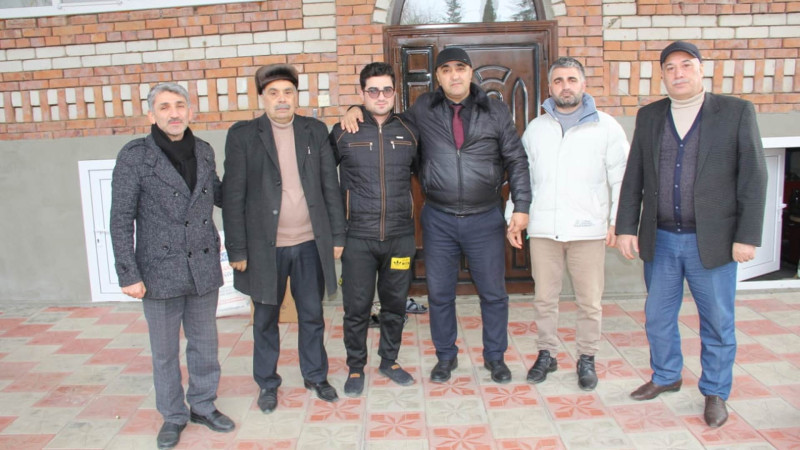 Cəlilabadda şəhid ailəsi və qazinin qayğıları ilə maraqlanıblar