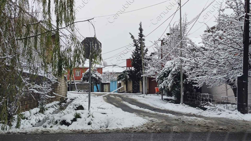 Lənkəranda yağan qarın fəsadları