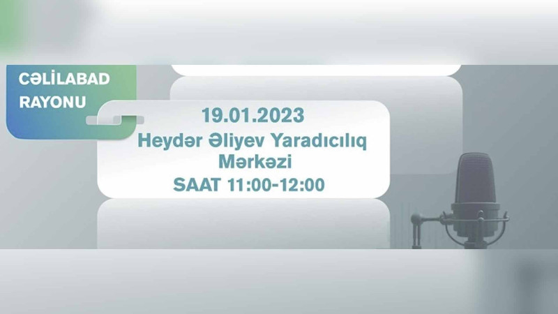 Bu gün “Azəriqaz” İB Cəlilabadda “Açıq mikrofon” aksiyası keçirəcək