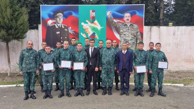 Astarada sərhədçi əsgərlərlə görüş keçirilib