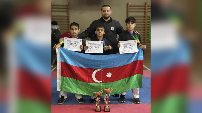 Masallı taekvondoçuları Gürcüstana səs saldı