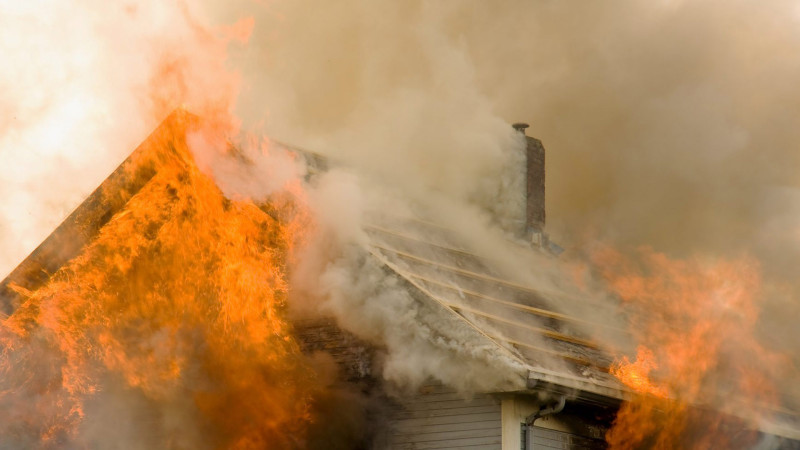 Lənkəranda tövlə yanıb