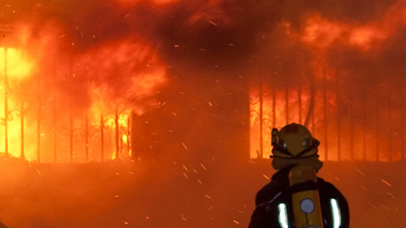 Lənkəranın Aşağı Nüvədi qəsəbəsində yanğın qeydə alınıb