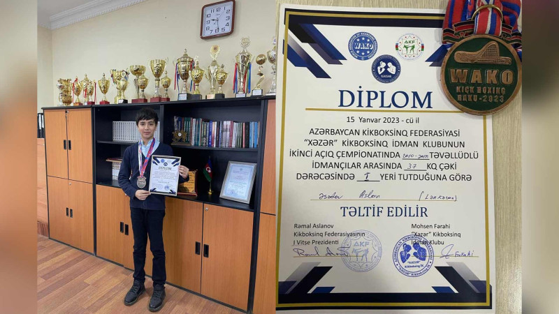 Lənkəranlı məktəbli “Xəzər” klubunda keçirilən turnirin qalibi olub