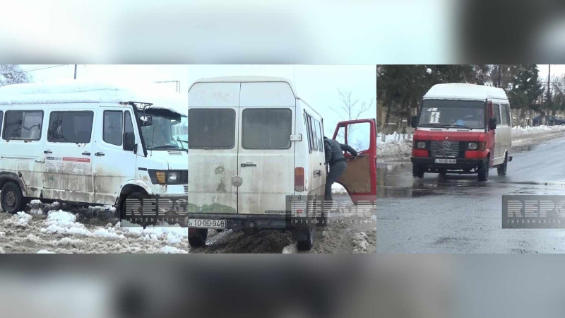 Cəlilabadda sərnişindaşıma fəaliyyəti göstərən mikroavtobuslar yararsız vəziyyətdədir
