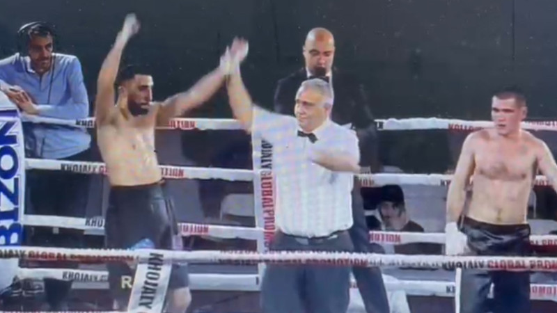 Lənkəranlı boksçu professional döyüşdə qalib olub