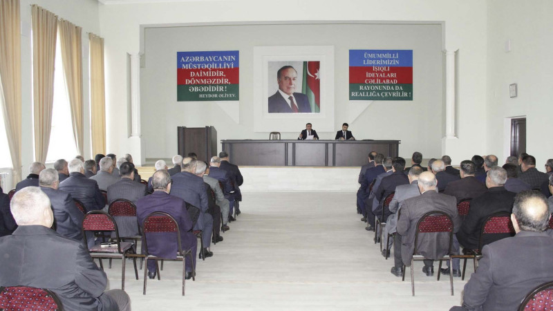 Cəlilabadda ünvanlı sosial yardımla əlaqədar müşavirə keçirilib