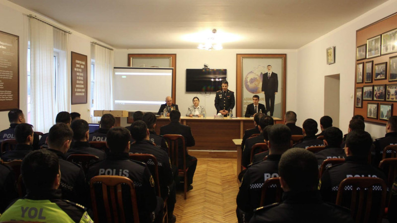 Astarada gənc polislərlə maarifləndirmə tədbiri keçirilib