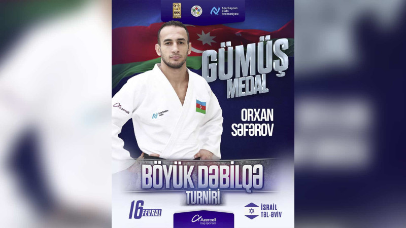 Fəxrimiz Orxan Səfərov Təl-Əviv Böyük Dəbilqə turnirinin gümüş medalçısı olub