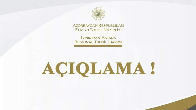 Lənkəran-Astara Regional Təhsil İdarəsində xuliqanlıq edən şəxs həbs olunub