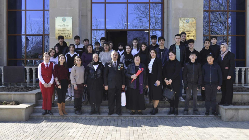 Masallıda gənclərin ziyalı ailənin nümayəndələri ilə görüşünü keçiriblər