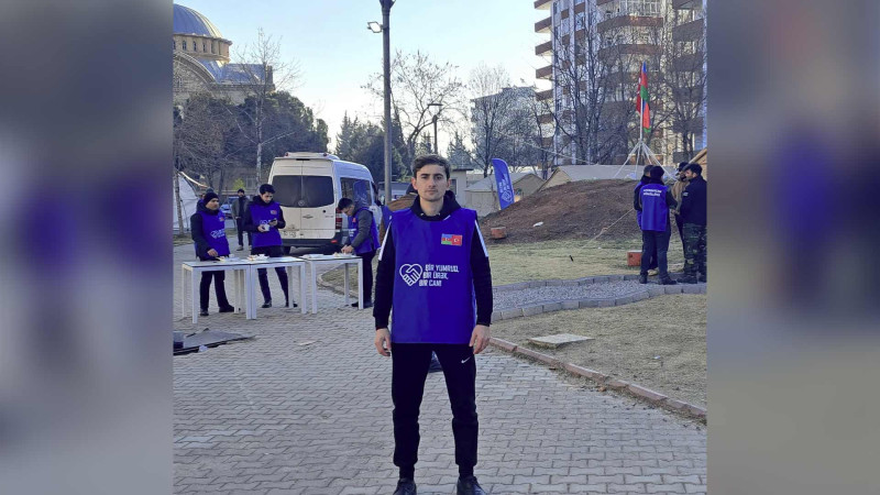 Masallılı gənc qardaş Türkiyəyə yardıma yollanıb