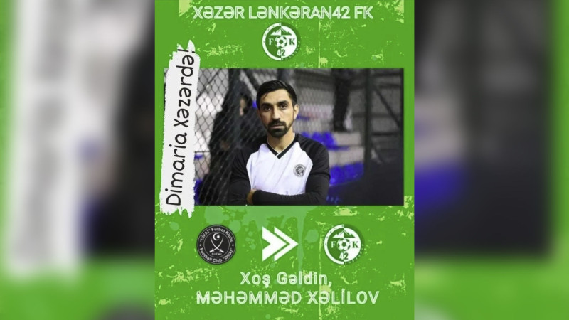 Xəzər Lənkəran 42 futbol klubu daha bir futbolçunu transfer edib