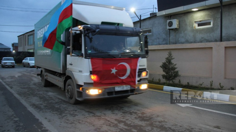 Cəlilabaddan Türkiyəyə yardım göndərilib