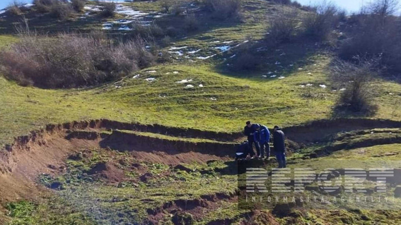 Cəlilabadda tarixi abidə ətrafında torpaq sürüşməsi aktivləşib