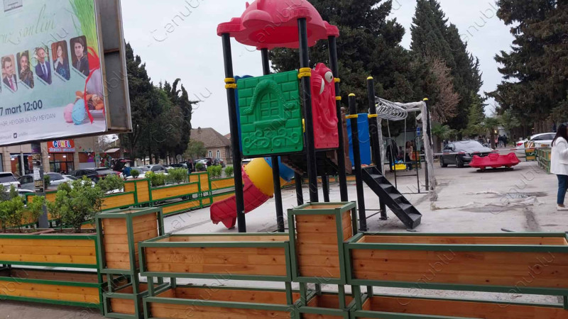 Lənkəranda uşaqlar üçün yeni attraksion qurulub