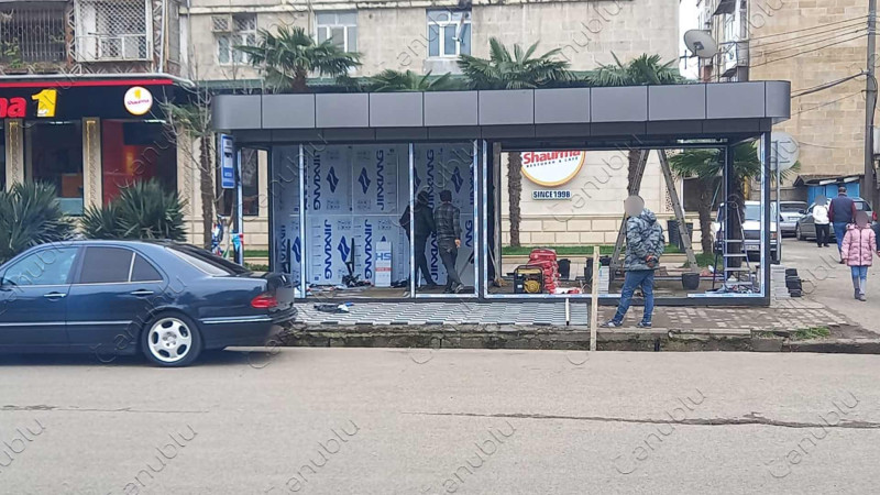 Lənkəranda yeni marşrut dayanacağı quraşdırılır