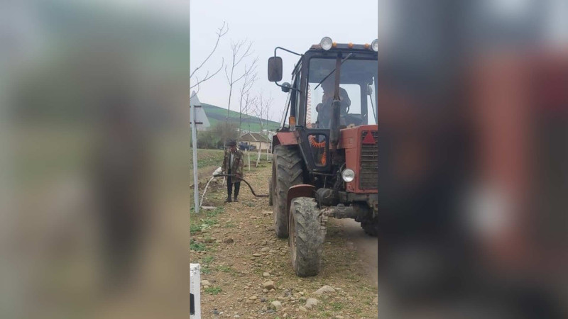 Cəlilabadda suvarma işləri görülüb