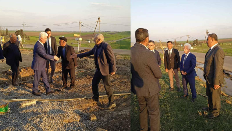İcra başçısı kənddə görülən işlərlə maraqlanıb