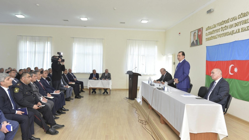 Taleh Qaraşov Xanbulan sakinləri ilə görüşüb