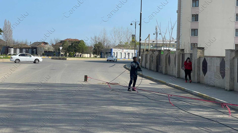 Lənkəranda “Su 8” istiqamətində təmir işləri görülür