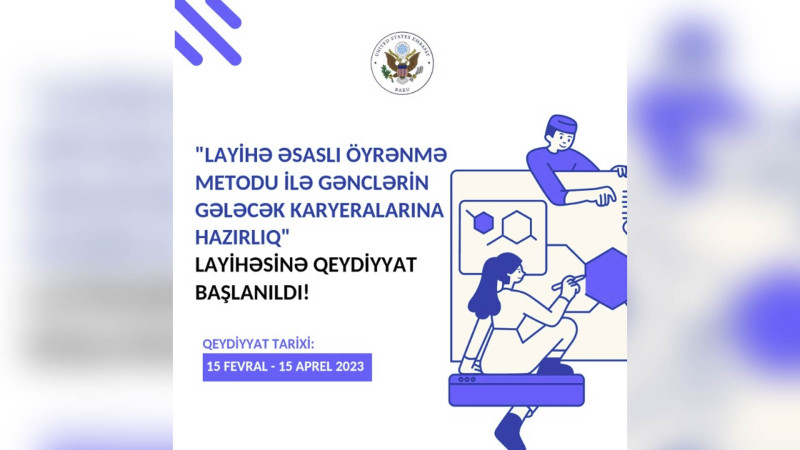 ABŞ səfirliyi tərəfindən maliyyələşdirilən təlimə sən də qoşul
