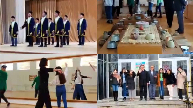 Bir qrup gənc Lənkəran şəhər Mədəniyyət Mərkəzində olub