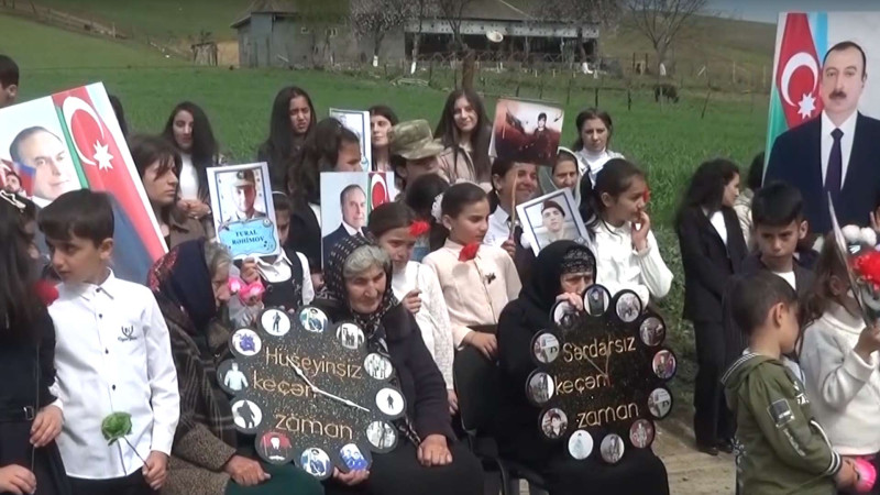 Cəlilabadın Eçara kəndində şəhidlərin adına xatirə kompleksi inşa olunub