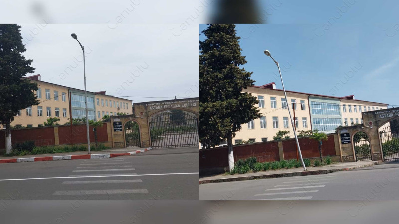 Astarada qəzalı vəziyyətdə olan dirək bərpa edilib