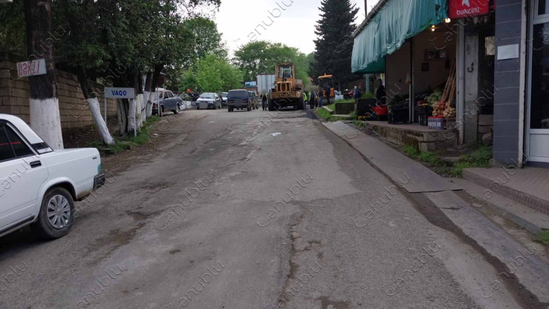 Astarada yollar bərpa edilir