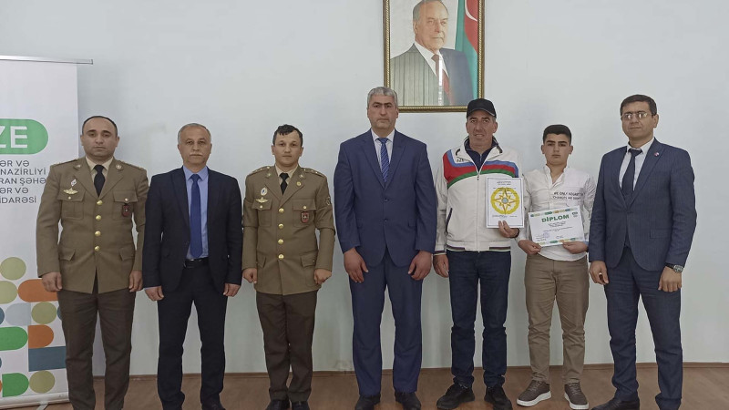 Hərbi idman oyunlarının qaliblıəri mükafatlandırılıb