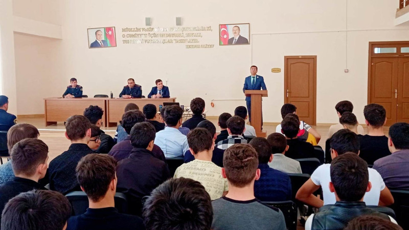 Şagirdlər üçün maarifləndirici tədbir təşkil olunub