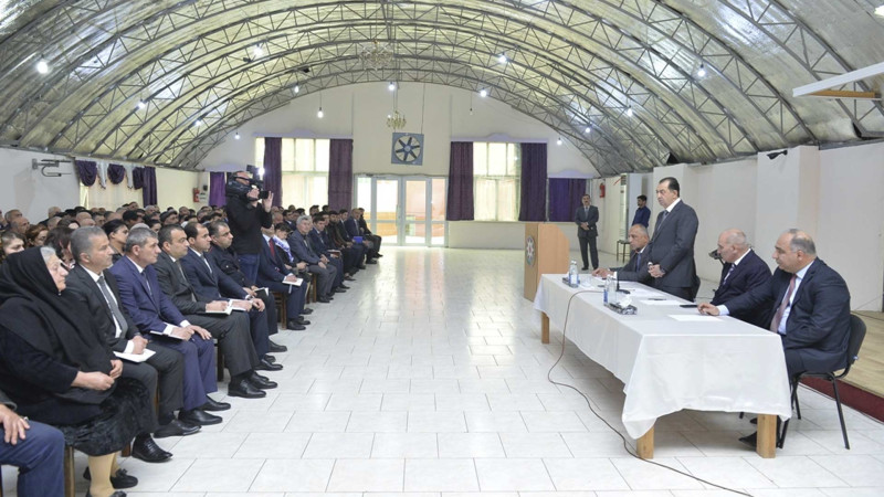 Taleh Qaraşov Boladi sakinləri ilə görüş keçirib
