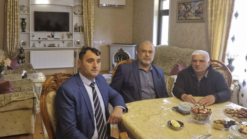 Şəhid Qorxmaz Novruzovun ailəsi ziyarət edilib