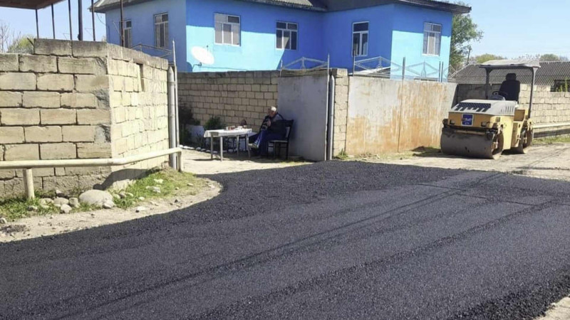 Masallıda şəhidimizin ailəsinin yaşadığı küçə asfaltlanır