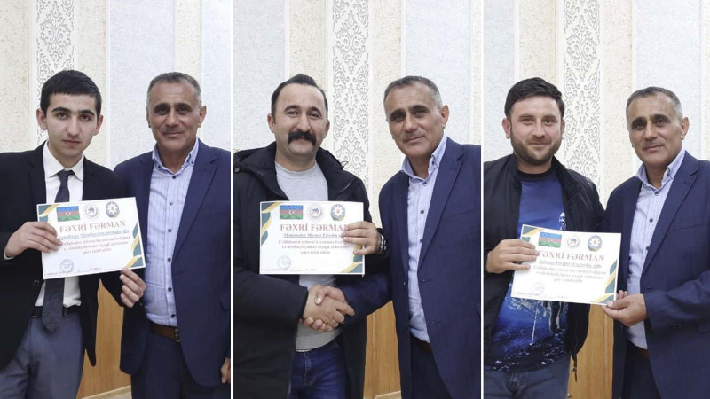 Qarabağ Qaziləri Birliyi Cəlilabad filialının nümayəndələri təltif olunublar