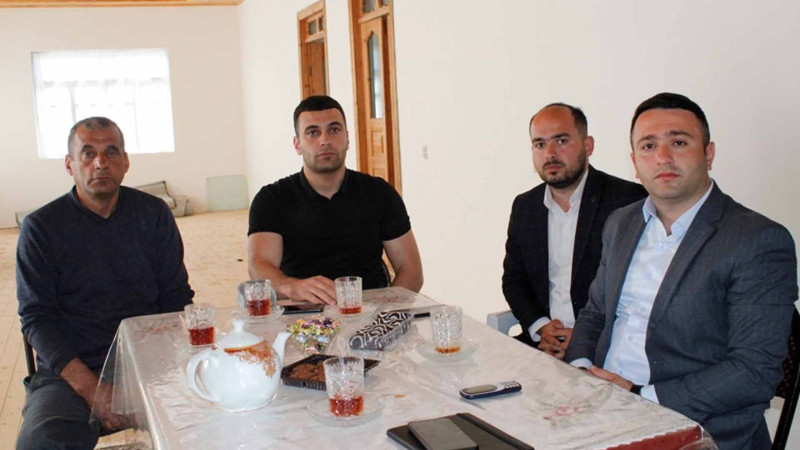 Masallıda Vətən müharibəsi qazisi ziyarət edilib
