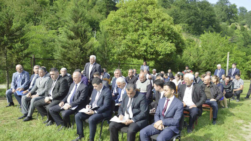 Qəzənfər Ağayev Züngüləş kənd sakinləri ilə görüşüb