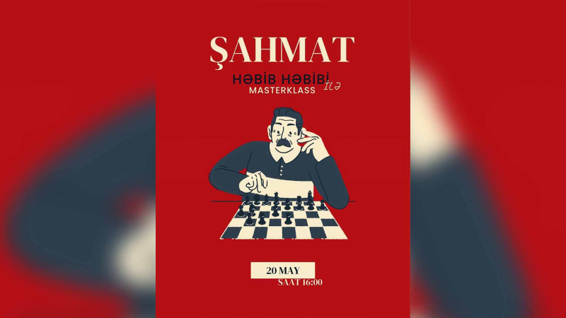 “O biri otaq”da şahmat master-klası təşkil ediləcək