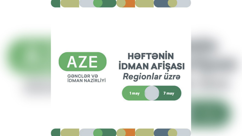 Lənkəranda may ayının birinci həftəsinə olan idman afişası