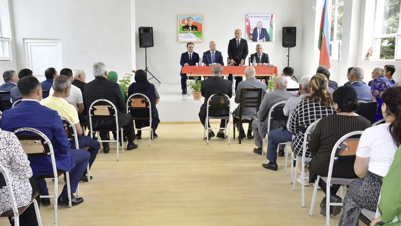 Masallıda təhsil ocağının akt zalı istifadəyə verilib