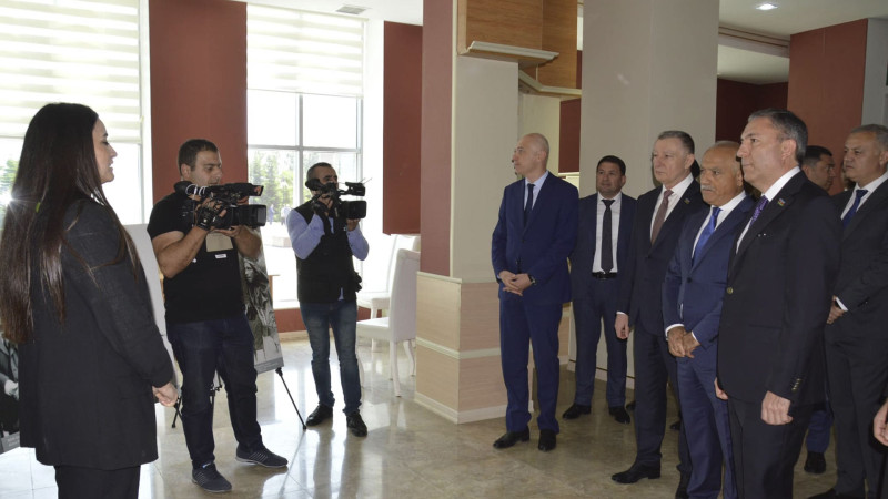 Masallı şəhər Heydər Əliyev Mərkəzində yeni tikilmiş akt zalının açılış mərasimi keçirilib