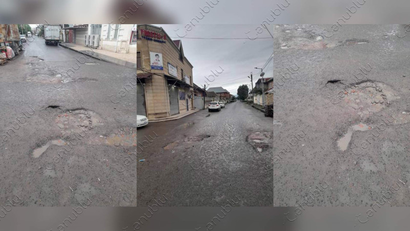 Lənkəranın mərkəzi küçələrindən birinin vəziyyəti ürəkaçan deyil