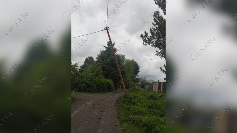 Sakinləri narahat edən rabitə dirəyi