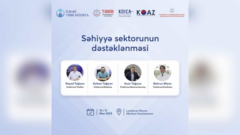 Lənkəranda uzman həkimlərin uşaqlar üçün səyyar qəbulu keçiriləcək