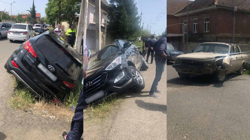 Lənkəranda qəza: avtomobil xəndəyə düşüb