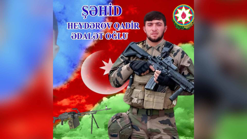 Şəhid Qadir Heydərovun doğum günüdür
